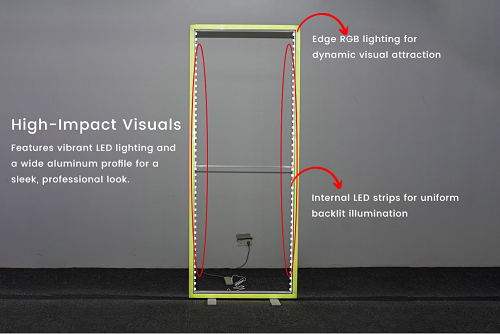 RGB LED Edge Frame Light Box: The Ultimate Solution for Exhibition and Retail Displays