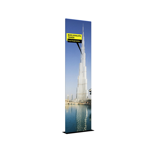 24" Economy EZ Tube Banner Stand With Steel Plate EM-17B4