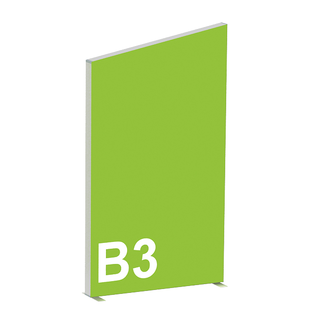 20ft x 10ft 120mm SEG Backlit Booth Solution 201-B3B1B1B3