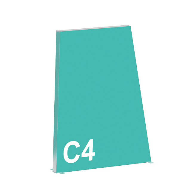 20ft x 10ft 120mm SEG Backlit Booth Solution 201-B3B1B1B3