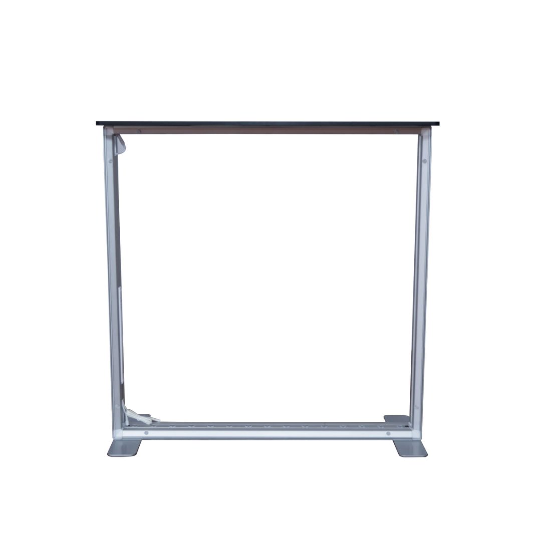 120 mm aluminium SEG-toonbank met achtergrondverlichting