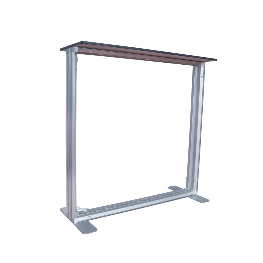 120 mm aluminium SEG-toonbank met achtergrondverlichting