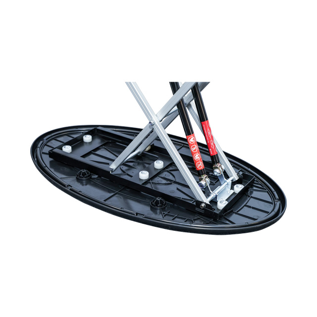 Oval na Awtomatikong Pop Up Tradeshow Counter E08A10