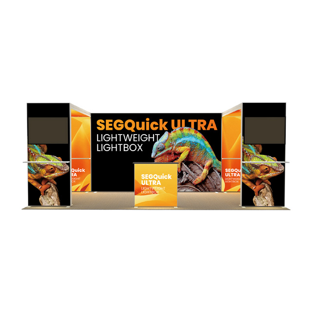 Cabine rétroéclairée 201 de 20 pi x 10 pi 120SEGR2