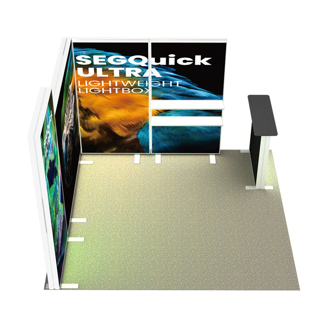 Cabina retroilluminata 101x10 piedi (3x3 metri) 120SEGR2