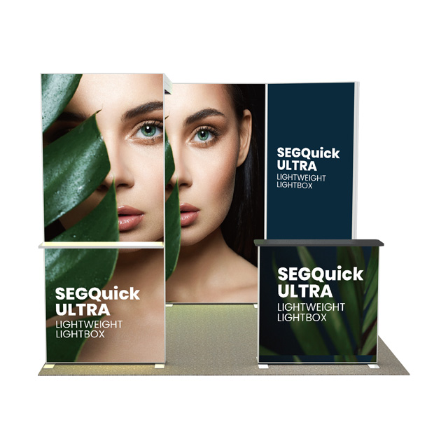 Stand retroiluminado 101 de 10 pies x 10 pies 120SEGR2