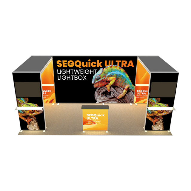 Cabine rétroéclairée 201 de 20 pi x 10 pi 120SEGR2