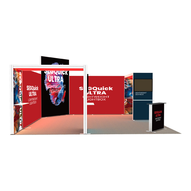 Cabina retroilluminata 204, 20 piedi x 10 piedi, 120SEGR2