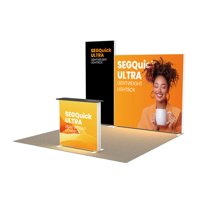 10 Fuß x 10 Fuß 120SEGR2 Hintergrundbeleuchtete Kabine 101