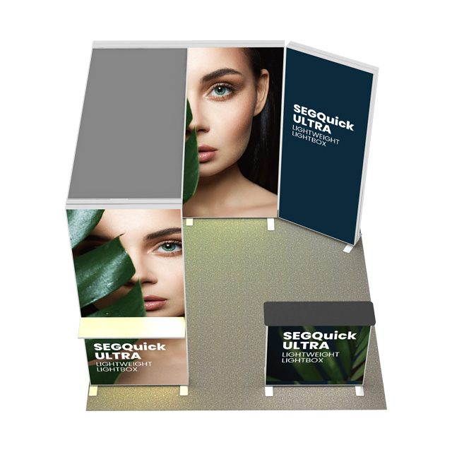 Stand retroiluminado 101 de 10 pies x 10 pies 120SEGR2