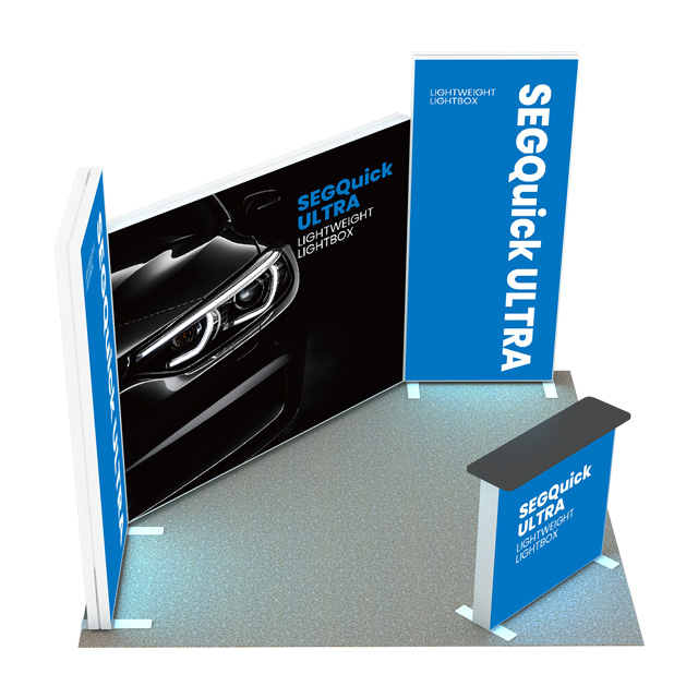 Cabina retroilluminata 101x10 piedi (3x3 metri) 120SEGR2