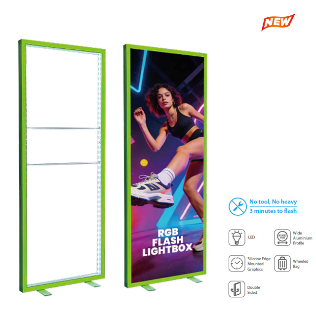 RGB LED Edge Frame Lightbox EM-22AB