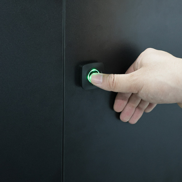 120mm Promotion Backlit Counter with Fingerprint Lock R2 EM-08FBCM