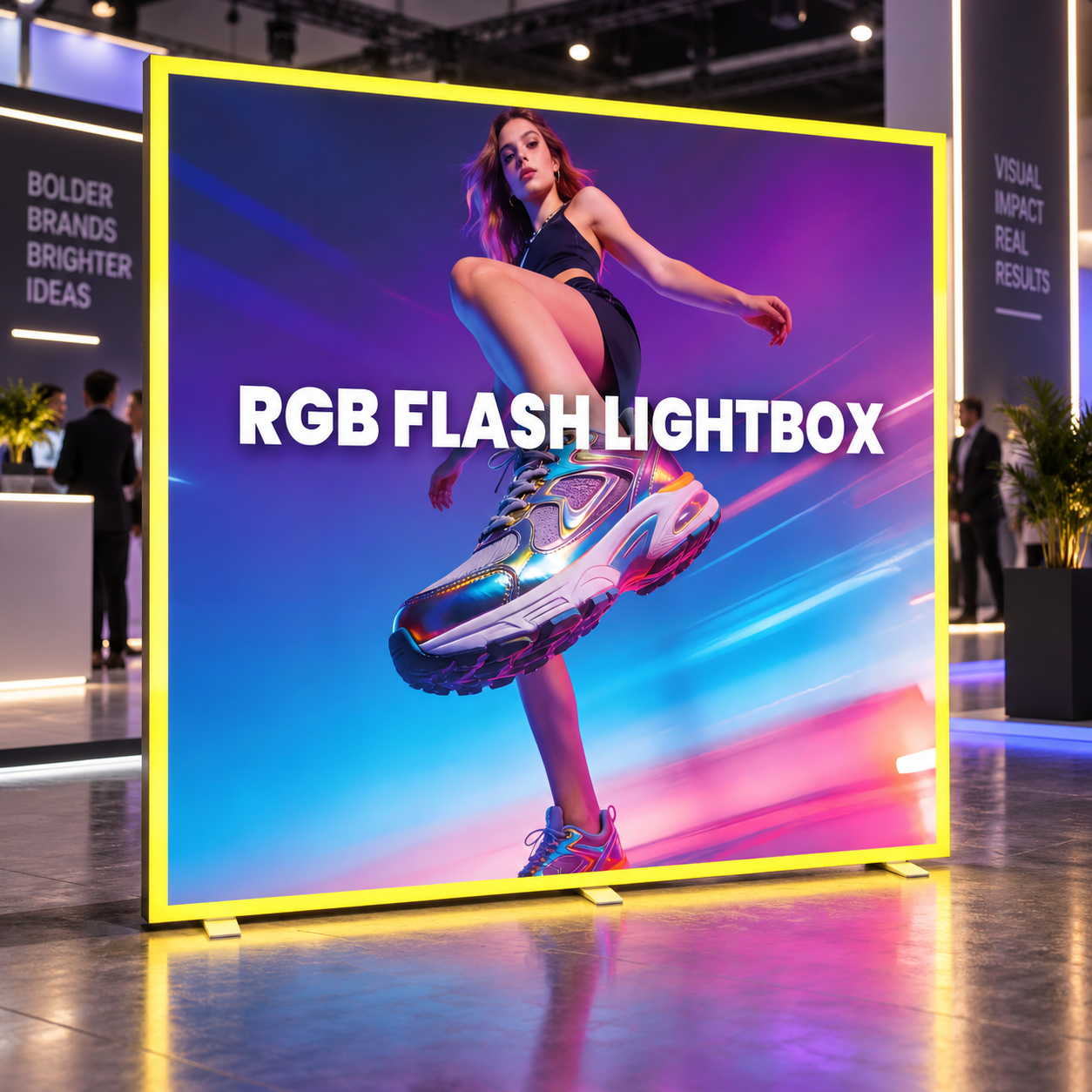 118.11" Width Format RGB Flash Lightbox EM-22AB