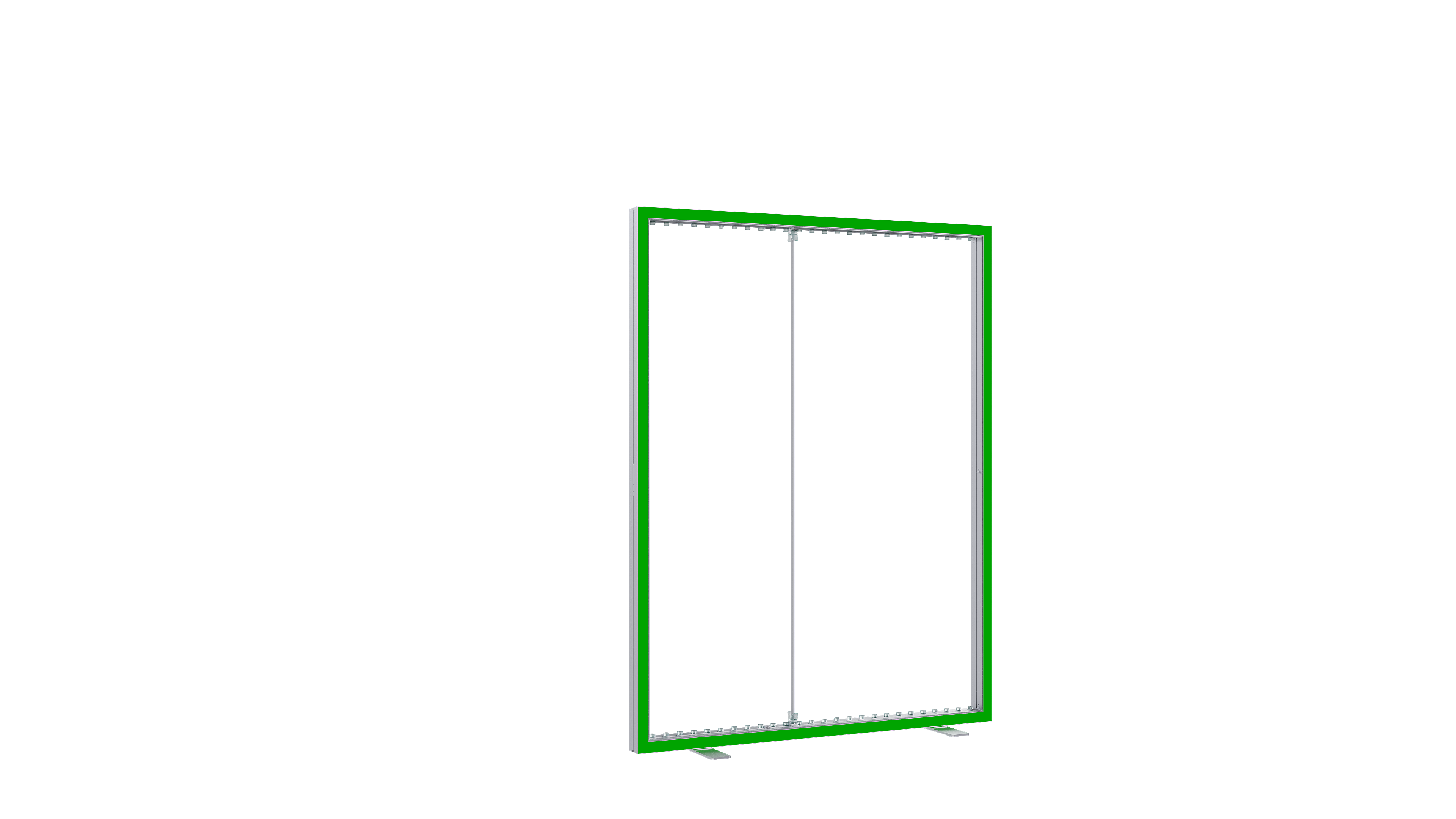 59.06 Inch RGB Flash Lightbox Illuminated Showroom Display