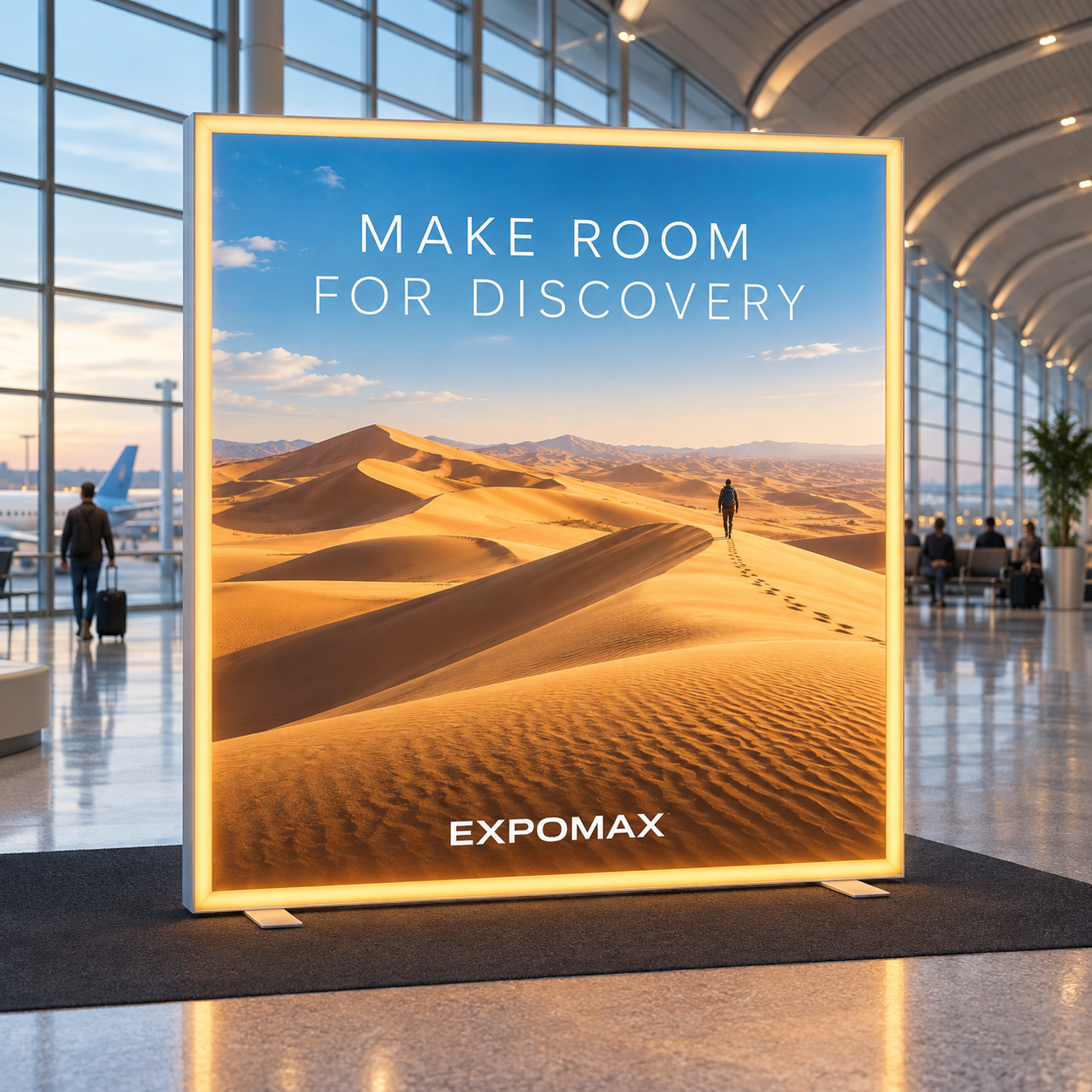 78.74 Inch RGB Flash Lightbox Portable Campaign Display
